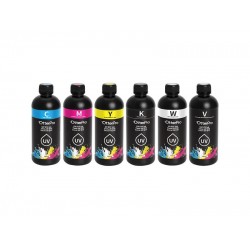 حبر يو في دي تي اف 500مم اوتر برو ابيض 1000ml 3D UVDTF Ink(White)